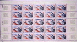 TAAF 1980 FEUILLE 25 TIMBRES NEUFS ETAT LUXE PO 89 Avec Coin Daté Cote 50 - Unused Stamps