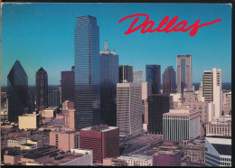 °°° 30971 - USA - TX - DALLAS - VIEW OF DOWNTOWN - 1988 With Stamps °°° - Dallas