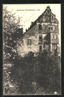 AK Hirschhorn A. N., Schloss Mit Bäumen Und Büschen  - Other & Unclassified