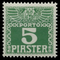 ÖSTERREICH LEVANTE PORTOMARKEN Nr 11yb Postfrisch X73A9E2 - Eastern Austria