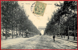 CPA 75016 75017 PARIS - Avenue De La Grande Armée (Tramway) ° P. Marmuse N° 490 - Ohne Zuordnung