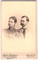 Fotografie Atelier Höpfner, Halle A. S., Poststrasse 19, Bürgerliches Paar Im Feinen Zwirn  - Anonymous Persons