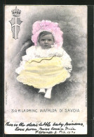 Cartolina S. A. R. La Princ. Mafalda Di Savoia  - Königshäuser