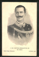Cartolina S. M. Victor-Emmanuel III., Roi D`Italie  - Royal Families