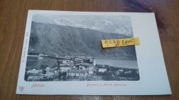 SWITZERLAND TI - MELIDE BISSONE E MONTE GENEROSO EARLY UNDIVIDED BACK UNUSED - Bissone