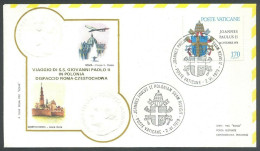 Vatican 1979, Pope Voyage, Poland, Częstochowa, Special Cover - Otros & Sin Clasificación