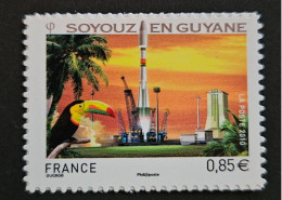 France 2010 Autoadhésif N°470 DECOLAGE DE LA FUSEE SOYOUZ - Nuevos