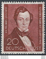 1951 Berlino Lortzing 1v. MNH Unif N. 60 - Other & Unclassified