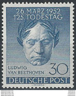 1952 Berlino Beethoven 1v. MNH Unif N. 73 - Altri & Non Classificati