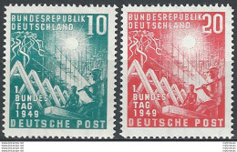 1949 Germania Parlamento 2v. MNH Unif. N. 1/2 - Other & Unclassified