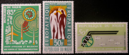 LP3844/2284 - NIGER - 1963 - POSTE AERIENNE - N°27-30-35 NEUFS* - Niger (1960-...)