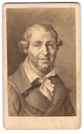 Fotografie Schriftsteller Johann Karl August Musäus Im Portrait  - Berühmtheiten