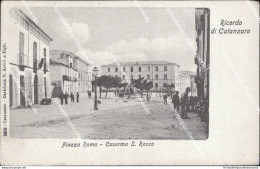 Az232  Ricordo Di Catanzaro Citta' Piazza Roma Caserma S.rocco Bella! 1908 - Catanzaro