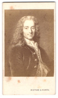 Fotografie Schriftsteller Voltaire Im Portrait  - Famous People