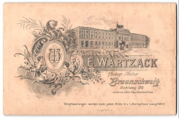 Fotografie E. Wartzack, Branunschweig, Ansicht Braunschweig, Schloss Mit Reiterstandbild  - Orte