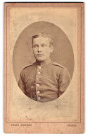 Fotografie Ernst Jentsch, Neisse, Berliner Tor, Portrait Soldat Mit Uniformschnur  - Personas Anónimos