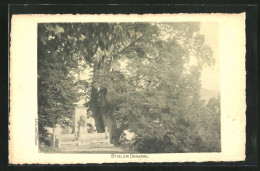 AK Tegernsee, Stieler Denkmal  - Tegernsee