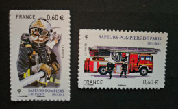 France 2011 Autoadhésif N°601 Et 602 SAPEURS-POMPIERS - Nuevos