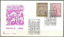 Vatican 1982, Christmas, FDC - Other & Unclassified