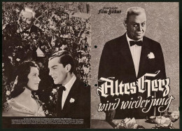 Filmprogramm IFB Nr. 802, Altes Herz Wird Wieder Jung, Emil Jannings, Maria Landrock, Regie: Erich Engel  - Zeitschriften