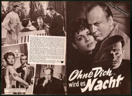 Filmprogramm Unser Hausprogramm, Ohne Dich Wird Es Nacht, Eva Bartok, Curd Jürgens, Regie: Curd Jürgens  - Magazines