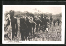 AK Argentina, Camino A La Pesca, Indios Del Chaco  - Ohne Zuordnung