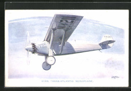 AK Ryan Trans-Atlantic Monoplane, Flugzeug In Der Luft  - Altri & Non Classificati