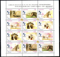 SPANIEN MI-NR. 3556-3561 POSTFRISCH(MINT) KLEINBOGEN PFERDE (III) ESPANA 2000 MADRID - Chevaux