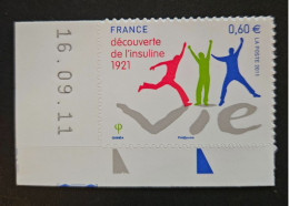 France 2011 Autoadhésif N°635 DECOUVERTE DE L'INSULINE - Unused Stamps