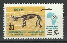 Egypt - 1979 - ( Egyptian Geological Museum, 75th Anniv. ) - MNH (**) - Preistorici