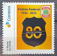 SI 21 Brazil Institutional Stamp 80 Years Federal Military Police 2024 - Personnalisés