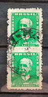 Brazil Regular Stamp RHM 508 Great-granddaughter Rui Barbosa 1960 Double Circulated 5 - Used Stamps