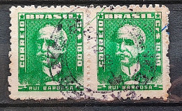 Brazil Regular Stamp RHM 508 Great-granddaughter Rui Barbosa 1960 Double Circulated 1 - Used Stamps