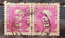 Brazil Regular Stamp RHM 507 Great-granddaughter Rui Barbosa 1961 Double Circulated 4 - Gebruikt