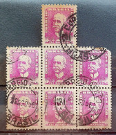Brazil Regular Stamp RHM 502 Great-granddaughter Rui Barbosa 1956 Circulated 15 7 Units - Usados