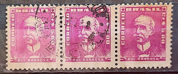 Brazil Regular Stamp RHM 502 Great-granddaughter Rui Barbosa 1956 Circulated 12 Terno - Usati