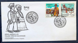 Brazil Envelope FDC 686 1 96 Typical Cowboy And Baiana Costumes UPAEP CBC BA 1 - FDC