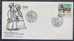 Brazil Envelope FDC 686 1 96 Traditional Baiana Costumes UPAEP CBC PI - FDC