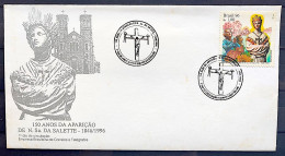 Brazil Envelope FDC 684 1 96 Our Lady Of Salette Religion CBC PR 1 - FDC