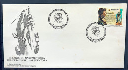 Brazil Envelope FDC 681 1 96 Monarchy Princess Isabel CBC DF - FDC