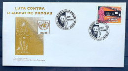 Brazil Envelope FDC 679 1 96 Fight Against Drug Abuse Health CBC DF - FDC