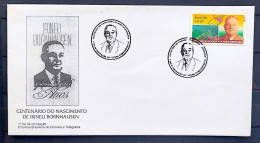 Brazil Envelope FDC 669 1 96 Irineu Bornhausen Map CBC SC 2 - FDC