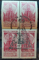 C 345 Brazil Stamp Congress Of The Patron Saint Of Brazil Our Lady Of Aparecida Religion 1954 Block Of 4 CBC SP 2 - Unused Stamps