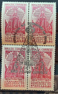 C 345 Brazil Stamp Congress Of The Patron Saint Of Brazil Our Lady Of Aparecida Religion 1954 Block Of 4 CBC SP 1 - Unused Stamps