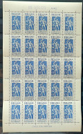 C 342 Brazil Stamp International Patrol Camp Sao Paulo Scouting 1954 Sheet - Ongebruikt