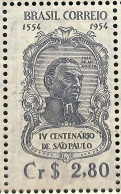 C 330 Brazil Stamp 4 Centenary Of São Paulo Jose De Anchieta Religion 1954 - Nuovi