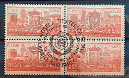 C 332 Brazil Stamp 4 Centenary Of São Paulo 1954 Block Of 4 CBC SP 2 - Nuevos