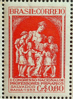 C 324 Brazil Stamp National Congress Teachers Education Salvador Bahia 1953 - Nuevos