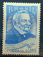 C 318 Brazil Stamp Joao Capistrano De Abreu Literature History 1953 - Unused Stamps