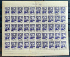 C 319 Brazil Stamp Joao Capistrano De Abreu Literature History 1953 Sheet - Ungebraucht